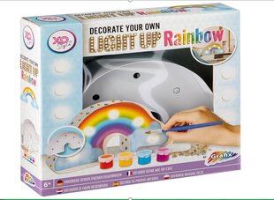 Luova piirustussarja Grafix PYO Light Up Rainbow, 6 osaa hinta ja tiedot | Taide- ja askartelutarvikkeet | hobbyhall.fi