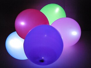 Valaistut LED-ilmapallot, 5 kpl. hinta ja tiedot | Juhlakoristeet | hobbyhall.fi