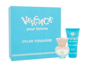 Setti naisille Versace Dylan Turquoise: EDT hajuvesi, 30 ml + vartalovoide, 50 ml hinta ja tiedot | Naisten hajuvedet | hobbyhall.fi