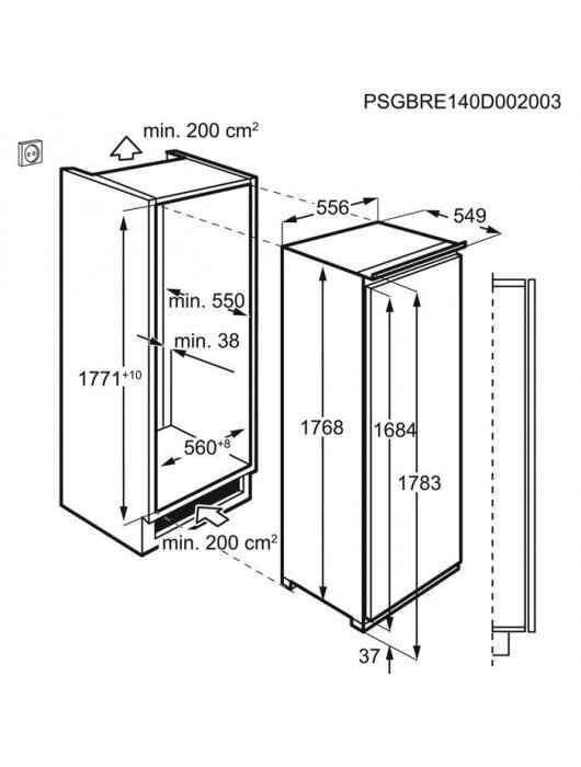 AEG SKE818E9ZC hinta ja tiedot | Jääkaapit | hobbyhall.fi