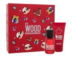 Naisten setti Dsquared2 Red Wood: EDT Eau de toilette, 30 ml + vartalovoide, 50 ml