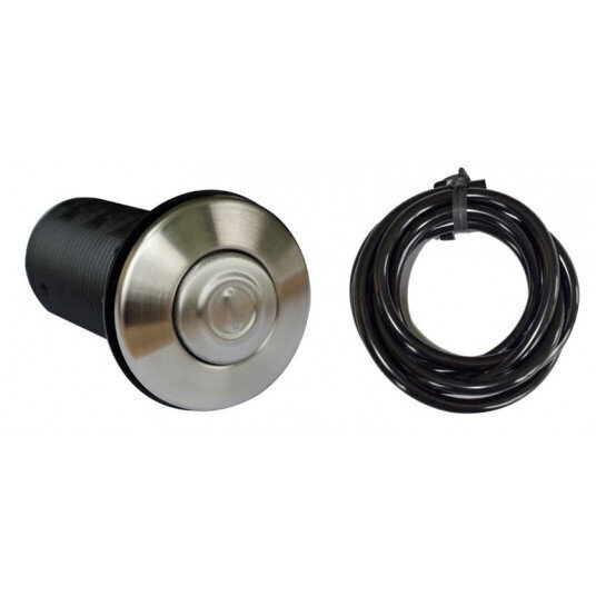 ISE Brushed Steel Button hinta ja tiedot | Jätemyllyt | hobbyhall.fi