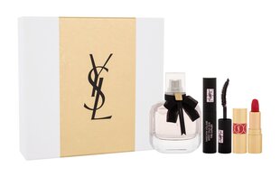 Naisten setti Yves Saint Laurent Mon Paris: hajuvesi EDP, 50 ml + ripsiväri, 2 ml + huulipuna No45, 1,3 g hinta ja tiedot | Naisten hajuvedet | hobbyhall.fi