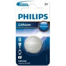 Akku Lithium Philips CR2430 3V hinta ja tiedot | Paristot | hobbyhall.fi