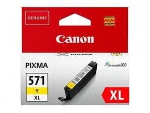 Canon Tusz CLI-571XL 0334C001, keltainen hinta ja tiedot | Mustekasetit | hobbyhall.fi