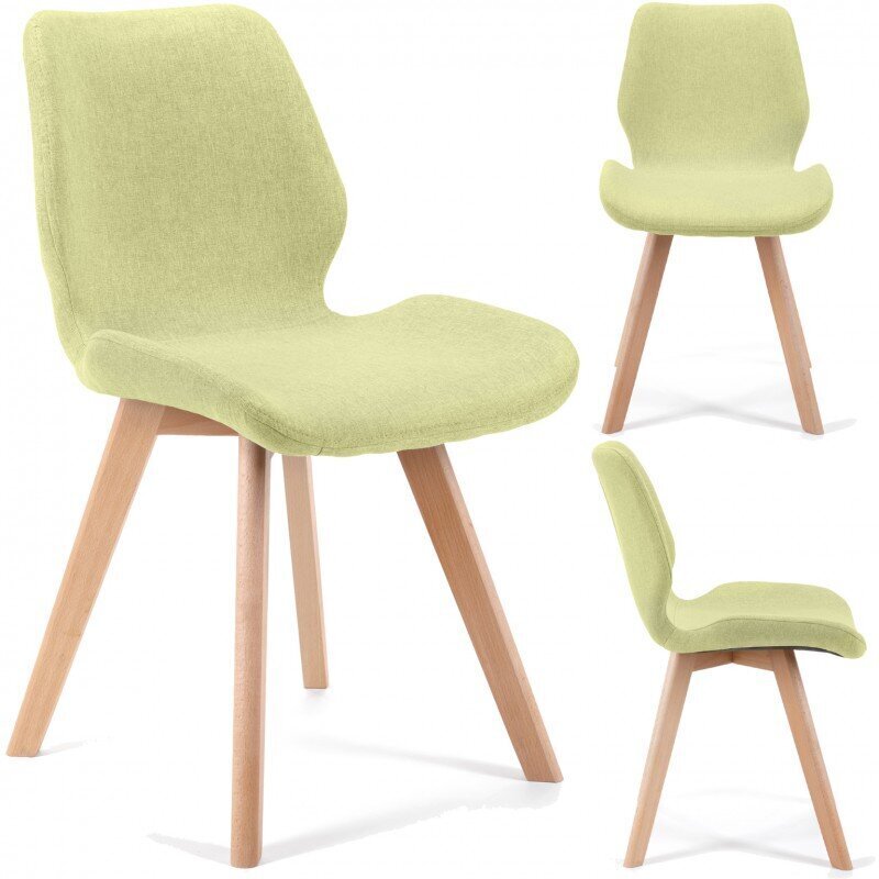 NORE SJ.0159 -tuoli, 4 kpl / pakkaus, vihreä hinta ja tiedot | Ruokapöydän tuolit | hobbyhall.fi