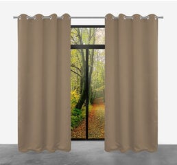 Valmiit pimennysverhot ARCTIC lenkeillä, 140x250, ZARP-08 Tumman beige hinta ja tiedot | Rullaverhot | hobbyhall.fi