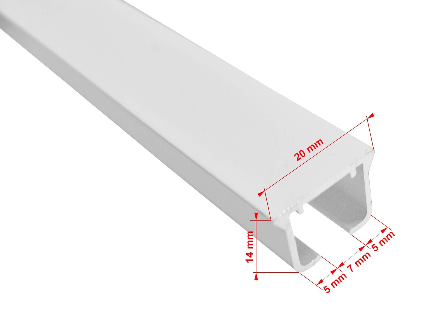 SINGLE yksittäinen musta alumiinikisko koukuilla, 250 cm hinta ja tiedot | Verhotangot | hobbyhall.fi