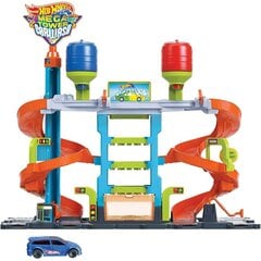 Hot Wheels -rata "Mega Tower Car Wash" hinta ja tiedot | Hot Wheels Lapset | hobbyhall.fi