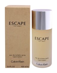 Calvin Klein Escape EDT miehille 100 ml hinta ja tiedot | Miesten hajuvedet | hobbyhall.fi