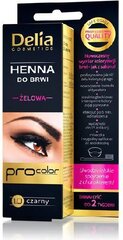 Delia Cosmetics Henna kulmaväri 15 ml, 1.0 Black hinta ja tiedot | Kulmavärit ja kulmakynät | hobbyhall.fi