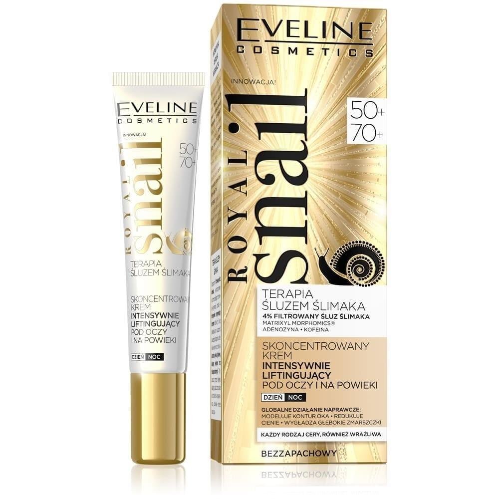 Eveline Cosmetics Royal Snail 50+/70+ silmänympärysvoide 20 ml hinta ja tiedot | Silmänympärysvoiteet ja seerumit | hobbyhall.fi