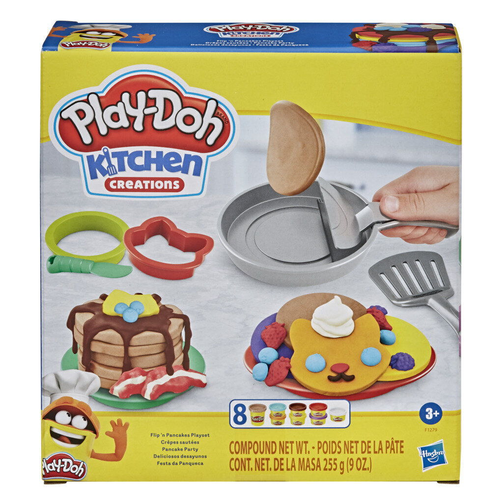 PLAY-DOH muovailuvaha -setti: Amerikkalaisten pannukakkujen valmistus hinta ja tiedot | Kehittävät lelut | hobbyhall.fi