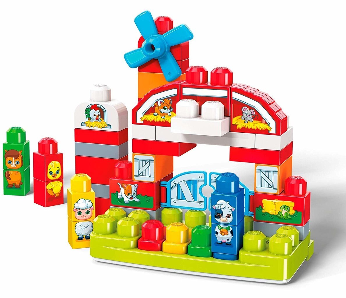 Mega Bloks® Musikaalinen maatila, 46 kpl, GCT50 hinta ja tiedot | Vauvan lelut | hobbyhall.fi