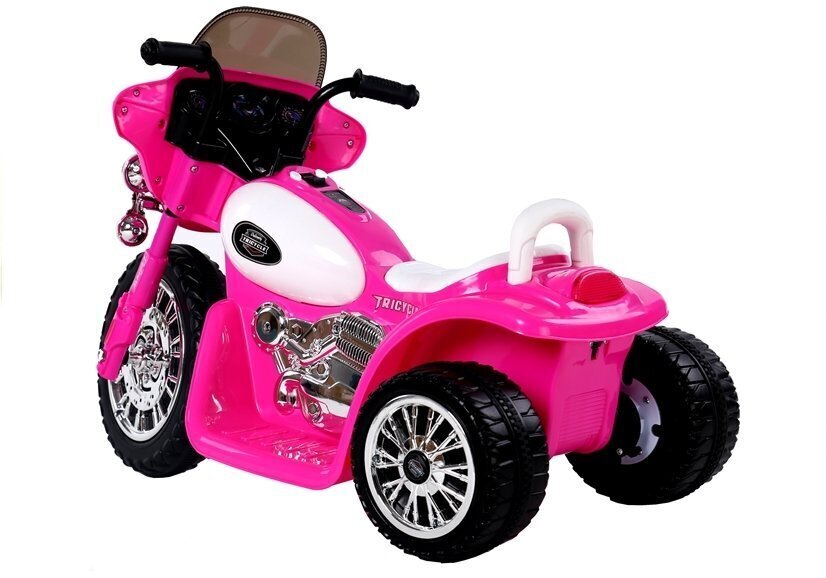 Sähkömoottoripyörä lapsille JT568, vaaleanpunainen hinta ja tiedot | Lasten sähköautot | hobbyhall.fi