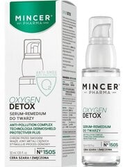 Mincer Pharma Oxygen Detox No. 1505 Ryppyjä ehkäisevä kasvoseerumi 30 ml hinta ja tiedot | Mincer Pharma Hajuvedet ja kosmetiikka | hobbyhall.fi
