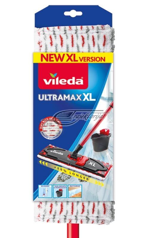 Lattiamoppi Vileda Ultramax XL Mop hinta ja tiedot | Siivoustarvikkeet | hobbyhall.fi