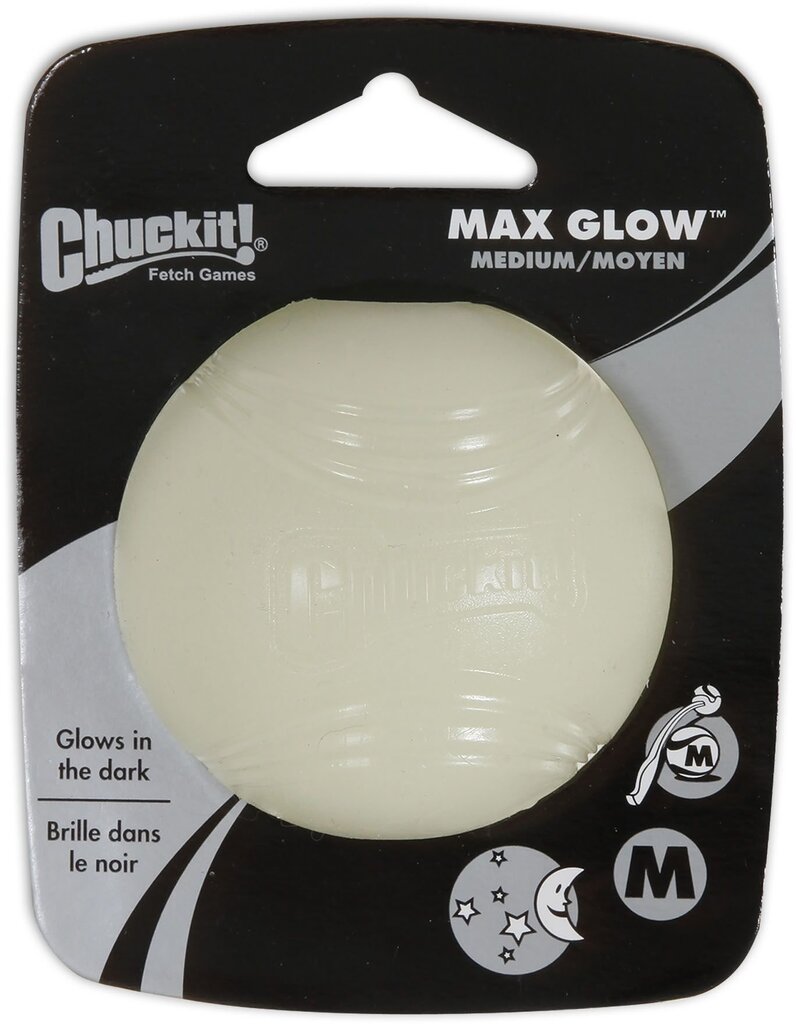 CHUCKIT DOG TOY BALL LIGHTNING MAX GLOW M hinta ja tiedot | Koiran lelut | hobbyhall.fi