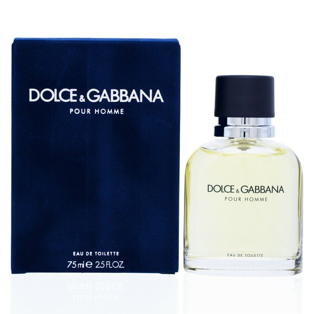 Dolce & Gabbana Pour Homme EDT miehelle 75 ml hinta ja tiedot | Miesten hajuvedet | hobbyhall.fi