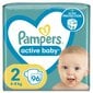 PAMPERS Active Baby GP -vaippa, koko 2, 4 - 8 kg, 96 kpl / pakkaus hinta ja tiedot | Vaipat | hobbyhall.fi