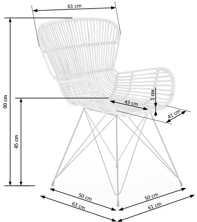 K335 -tuoli, beige / musta hinta ja tiedot | Ruokapöydän tuolit | hobbyhall.fi