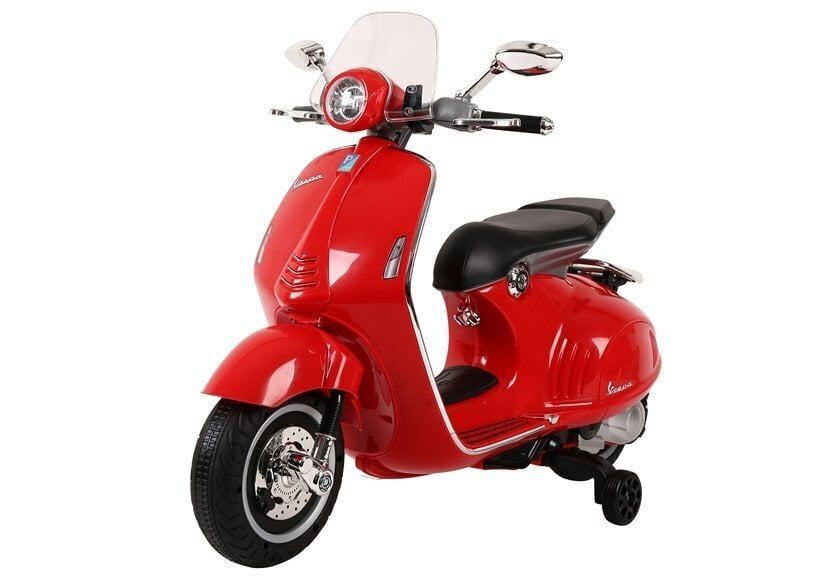 Sähköskootteri lapsille Vespa GTS 300, punainen hinta ja tiedot | Lasten sähköautot | hobbyhall.fi