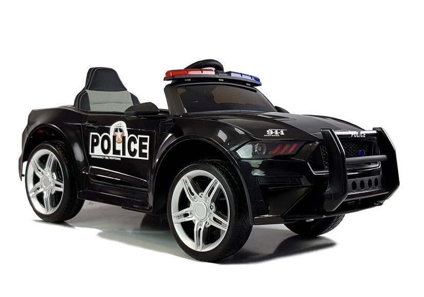 Electric Ride-On Car Police BBH0007 Black hinta ja tiedot | Lasten sähköautot | hobbyhall.fi