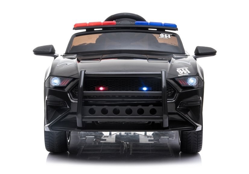 Electric Ride-On Car Police BBH0007 Black hinta ja tiedot | Lasten sähköautot | hobbyhall.fi