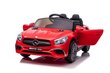 Sähköauto lapsille Lean Cars Mercedes SL65 S, punainen hinta ja tiedot | Lasten sähköautot | hobbyhall.fi