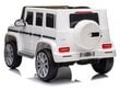 Sähköauto lapsille Mercedes G500 valkoinen hinta ja tiedot | Lasten sähköautot | hobbyhall.fi