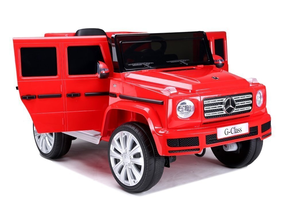 Lasten sähköauto Mercedes G500 punainen hinta ja tiedot | Lasten sähköautot | hobbyhall.fi