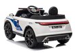Lasten poliisin sähköauto BLT-201, valkoinen hinta ja tiedot | Lasten sähköautot | hobbyhall.fi