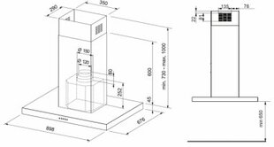 Franke FORMAT FDF H45 9354 hinta ja tiedot | Liesituulettimet | hobbyhall.fi