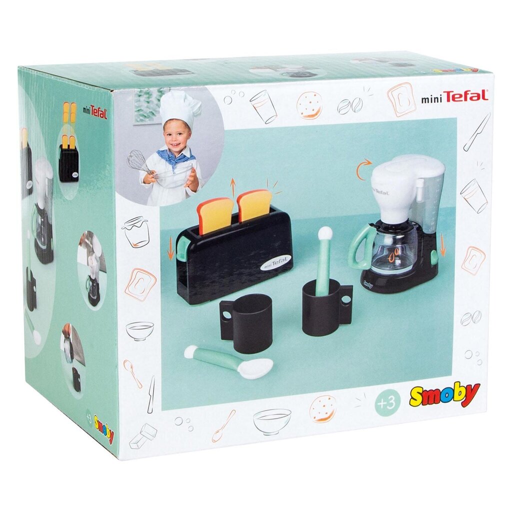 Smoby Tefal Aamiaissetti hinta ja tiedot | Tyttöjen lelut | hobbyhall.fi