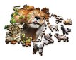 Puinen palapeli Trefl "Jungle cats", 500+1 palaa hinta ja tiedot | Palapelit | hobbyhall.fi