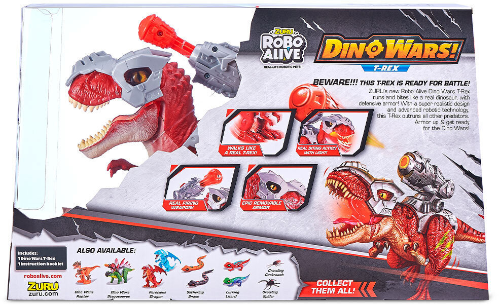 Robo Alive Dino Wars T-Rex hinta ja tiedot | Poikien lelut | hobbyhall.fi