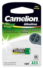 Camelion-akku Plus alkali 12V, A23, 1 kpl hinta ja tiedot | Paristot | hobbyhall.fi