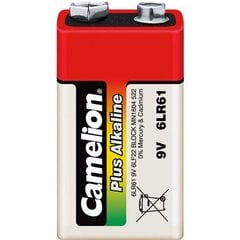 Camelion Plus Alkali patterit, 1 V, 9V, 1 kpl hinta ja tiedot | Paristot | hobbyhall.fi