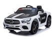 Sähköauto lapsille Mercedes SL500 Poliisi, valkoinen hinta ja tiedot | Lasten sähköautot | hobbyhall.fi