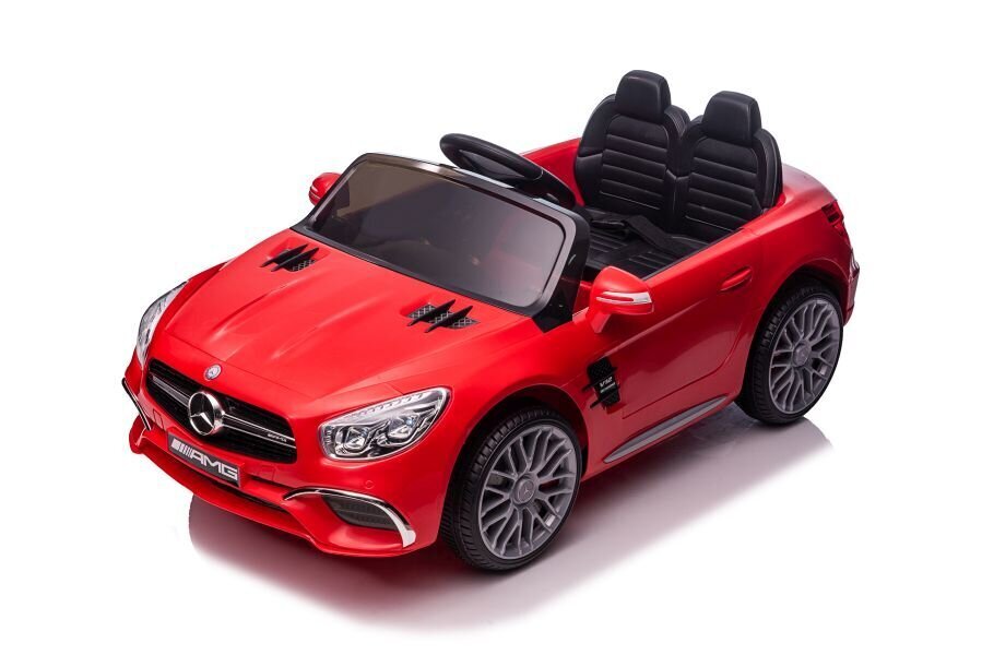 Sähköauto lapsille Lean Cars Mercedes SL65 S, punainen hinta ja tiedot | Lasten sähköautot | hobbyhall.fi