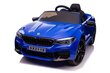 BMW M5 yksipaikkainen sähköauto lapsille, sininen hinta ja tiedot | Lasten sähköautot | hobbyhall.fi