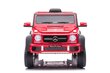Yksittäinen sähköauto lapsille 6x6 Mercedes Benz G63, punainen hinta ja tiedot | Lasten sähköautot | hobbyhall.fi