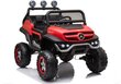 Mercedes Unimog S sähköinen katumaasturi lapsille, punainen hinta ja tiedot | Lasten sähköautot | hobbyhall.fi