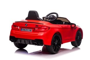 Lean Cars BMW M5 sähköauto lapsille, punainen hinta ja tiedot | Lasten sähköautot | hobbyhall.fi
