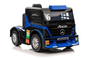 Mercedes-Benz Axor XMX622, yksipaikkainen sähköauto lapsille, sininen hinta ja tiedot | Lasten sähköautot | hobbyhall.fi