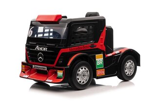 Mercedes-Benz Axor XMX622, yksipaikkainen sähköauto lapsille, punainen hinta ja tiedot | Lasten sähköautot | hobbyhall.fi