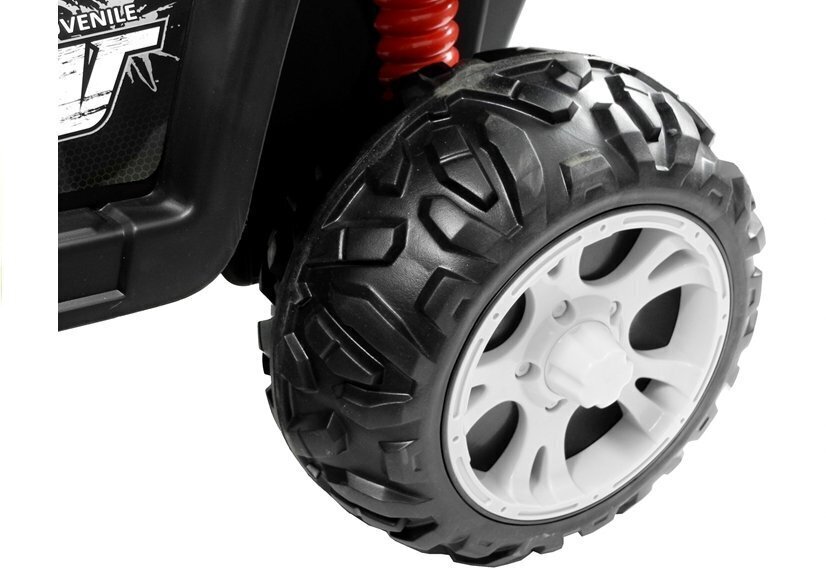 Kahden hengen sähköauto Buggy Lapset 4x4WD, valkoinen hinta ja tiedot | Lasten sähköautot | hobbyhall.fi