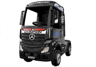 Lasten sähköauto Mercedes Actros, lakattu musta, MP4 hinta ja tiedot | Lasten sähköautot | hobbyhall.fi