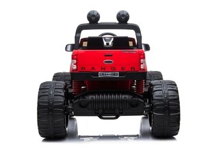 Kaksipaikkainen sähkökäyttöinen 4x4 Ford Ranger Monster Truck, punainen hinta ja tiedot | Lasten sähköautot | hobbyhall.fi