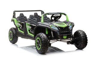 Sähköauto Buggy A033 4x4 24V, vihreä hinta ja tiedot | Lasten sähköautot | hobbyhall.fi